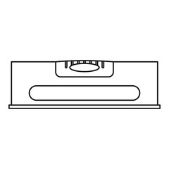 Level measurement icon, outline style