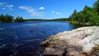 Wonderful summer day: The Beautiful Nestor Falls in Ontario