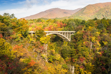 Naruko Gorge ,one of the Tohoku Region's most scenic gorges, located in north-western Miyagi Prefecture