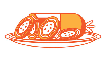 salami sausage icon
