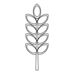 Inlet spike icon, outline style