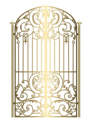 Forged metal gate