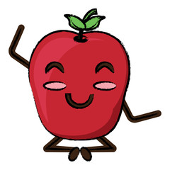 kawaii apple icon image