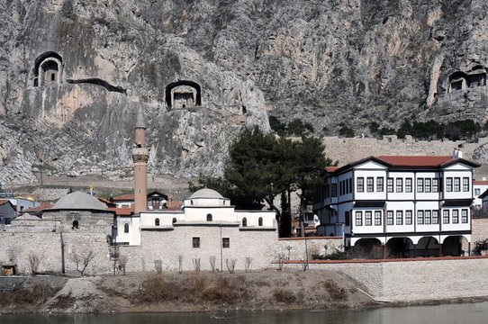 MARCH 11,2012 AMASYA TURKEY.Amasya is a city in northern Turkey . Amasya it is located inside the Black Sea Region. Tokat from east, Tokat and Yozgat from south, Çorum from west, Samsun from north.