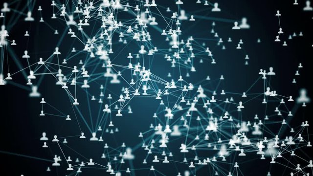Network connections in social networks