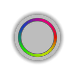 The button of the regulator of color scale