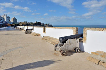 Defensive walls -Cadiz, Andalucia, Spain © Tomasz Warszewski