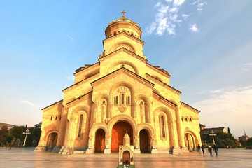 Obraz premium Holy Trinity Cathedral of Tbilisi ,the capital of Georgia