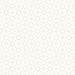 Abstract geometric lines lattice pattern. Seamless vector stylish background. Subtle simple repeating texture.
