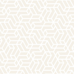 Vector seamless subtle stripes pattern. Modern stylish texture with monochrome trellis. Repeating geometric hexagonal grid. Simple lattice graphic design.