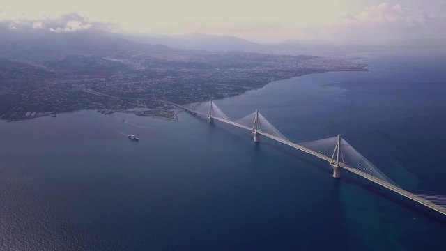 Greek bridge view from above
