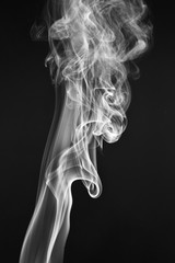 Obraz premium The elegant patterns and shapes of smoke