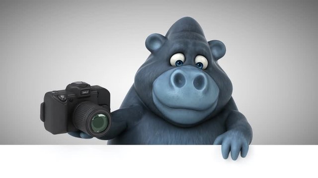 Fun gorilla - 3D Animation