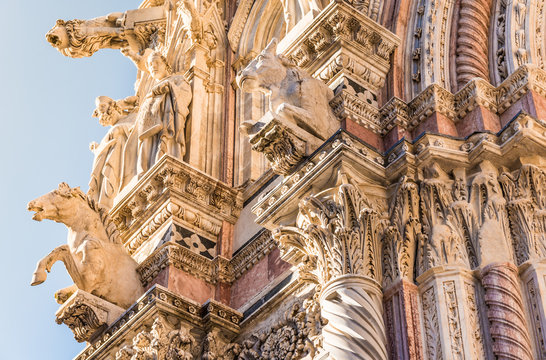 Siena Cathedral Duomo di Siena, Tuscany, Italy.