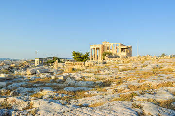 Ancient Greek Temple of the Erechtheum.