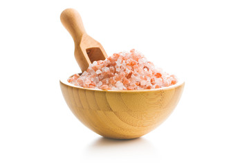 Fototapeta na wymiar Pink himalayan salt