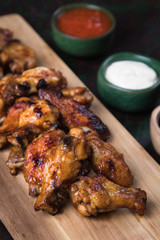 Texas style chicken wings