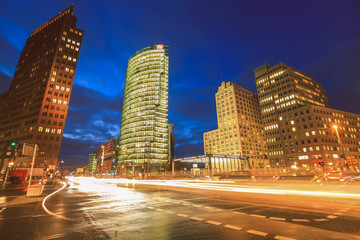  Potsdamer Platz is the new modern city center and financial district of Berlin Germany