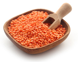 Pile of some fresh lentil