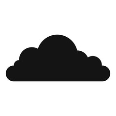 Fototapeta premium Cumulonimbus cloud icon. Simple illustration of cumulonimbus cloud vector icon for web