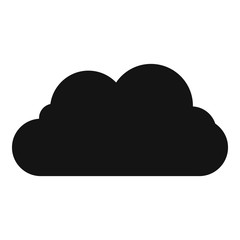 Flying cloud icon. Simple illustration of flying cloud vector icon for web