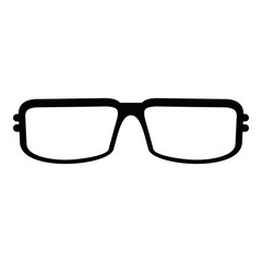 Myopic eyeglasses icon. Simple illustration of myopic eyeglasses vector icon for web