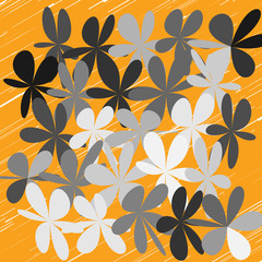  Abstract Whimsical Flower Background