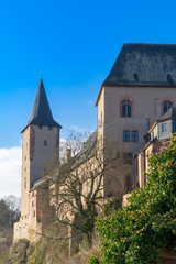 Fototapeta na wymiar Schloss Rochlitz in Mittelsachsen