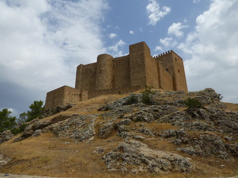 Castillo de Segura de la Sierra, pueblo de Jaén, en la comunidad autónoma de Andalucía (España)