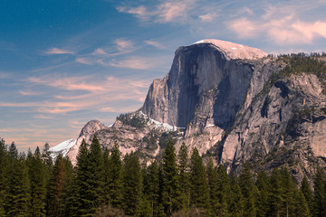 Yosemite Half Dome Sunset