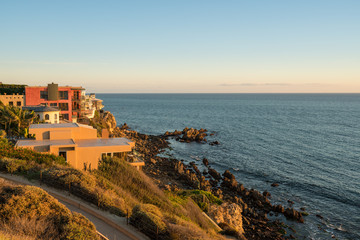 Luxury oceanside homes at Corona del Mar near Newport Beach