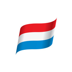 Netherlands flag, vector illustration