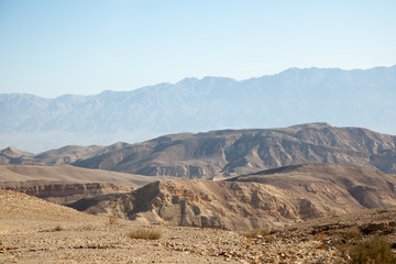 Desert landscape in Israel
