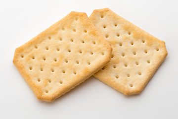Toast bread isolated on the white background.