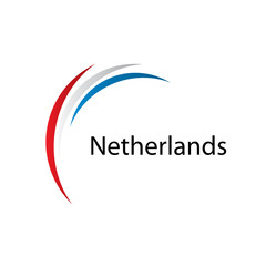 Netherlands flag, vector illustration