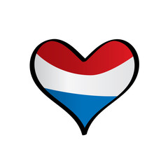 Netherlands flag, vector illustration