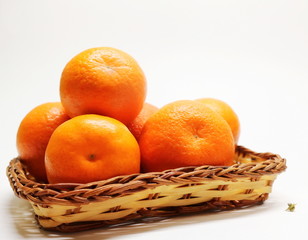 Mandarin. Citrus. Mandarins in the basket. Citrus culture. Moroccan mandarins. Useful fruit. Useful dessert. The source of vitamins.