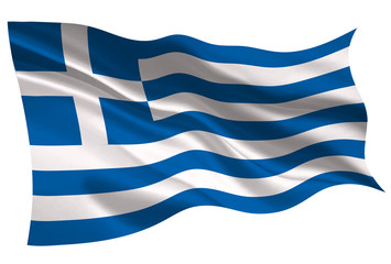 Obraz premium ギリシャ 国旗 旗 アイコン