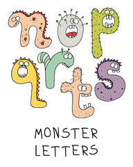 monster alphabet © ZYTA.eM