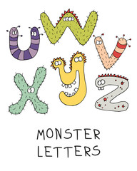 monster alphabet © ZYTA.eM