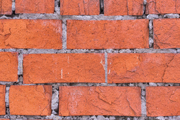 red brick wall