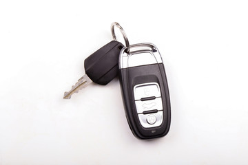 Car key isolated on white background