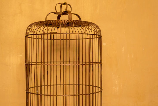 The cage at the wall