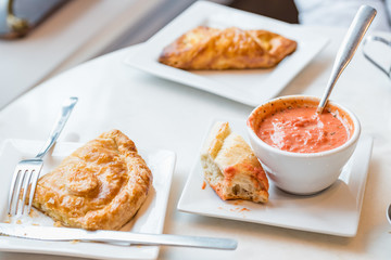 Tomato bisque soup
