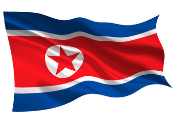 北朝鮮　 国旗　旗　アイコン 
