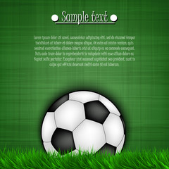 Soccer ball background