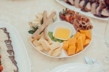 wedding buffet table