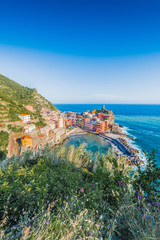 Vernazza in Cinque Terre, Liguria, Italy.