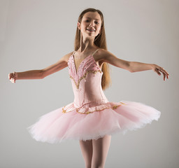 Naklejka premium Pretty ballet dancer