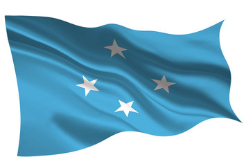 ミクロネシア　 国旗　旗　アイコン 